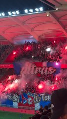 Le #Weekend est fini. Riche #intellectuellement, des moments #altruistes en #émotion mais aussi d’évasion #populaire comme ici à #Reims avec les #supporters du #PSG. #Lundi est un autre jour…
