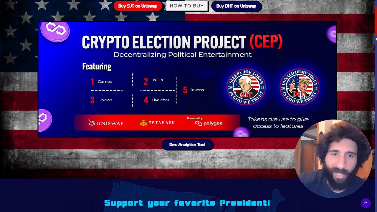 Crypto Election Project Review by Kareem Maize| Meme coin| Polygon| Blockchain| Cryptocurrency| Web3