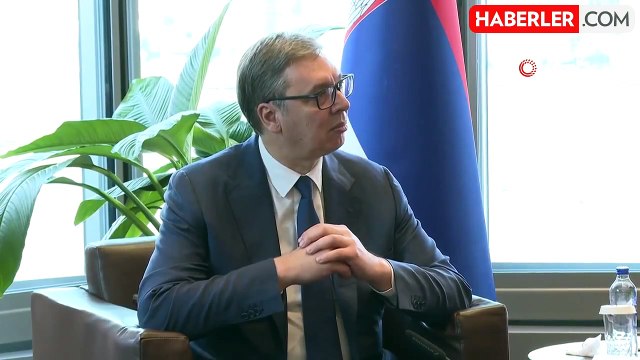 Cumhurbaşkanı Erdoğan, Sırbistan Cumhurbaşkanı Vucic ile görüştü