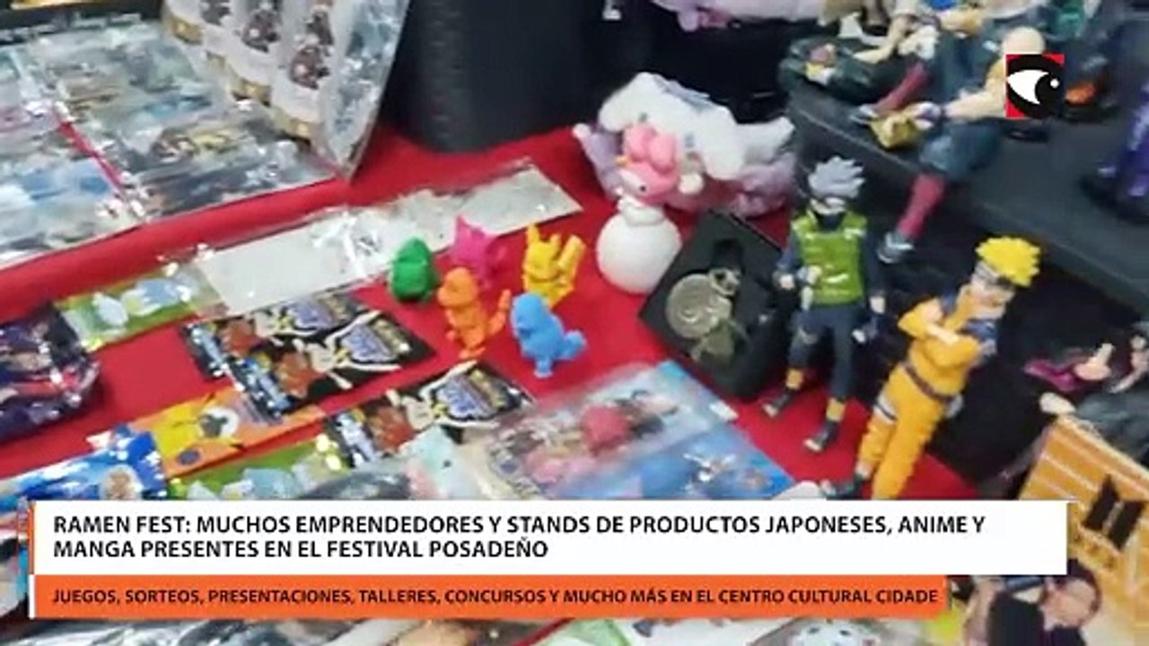 Ramen Fest: muchos emprendedores y stands de productos japoneses, anime y manga presentes en el festival posadeño