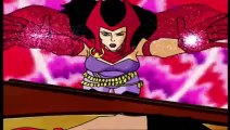 Scarlet Witch action scenes from the cartoons Compilation(1992-2024)