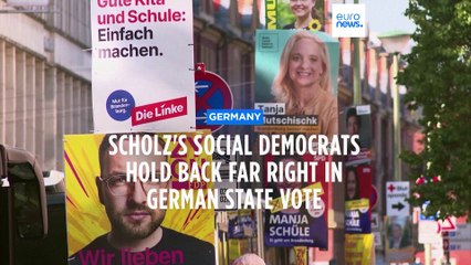Social Democrats narrowly beat out far-right in Brandenburg elections