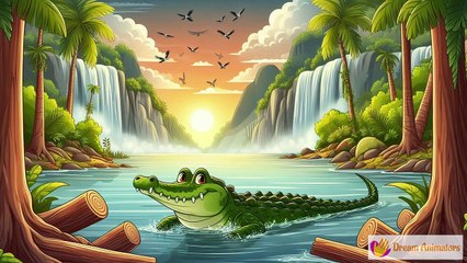 The Clever Monkey and the Crocodile's Friendship