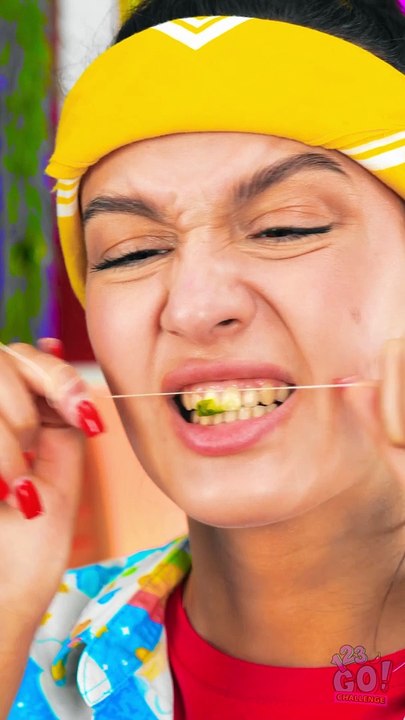 EEW! HOW TO GET RID OF THIS DISGUSTING SALAD? | Just try piggy toothpick beauty gadget #shorts