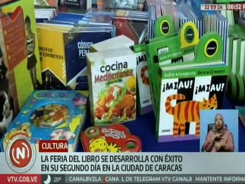 XV Feria del Libro desarrolla diversas actividades académicas y recreativas en Caracas