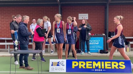 2024 BFNL 17-and-under premiership medals presentation to Sandhurst