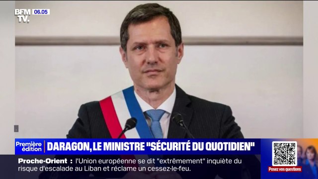 Qui est Nicolas Daragon, maire LR de Valence, nommé ministre délégué de la Sécurité du quotidien?