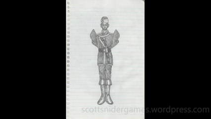 Soldier Pencil Sketch Video #405 (09-23-2024)
