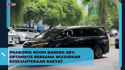 Prabowo dan SBY Ngobrol Santai Sambil Ngopi, Berkomitmen Wujudkan Kesejahteraan Rakyat