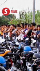 Descargar video: Op Samseng Jalanan haul up more than 130 illegal racers, including children