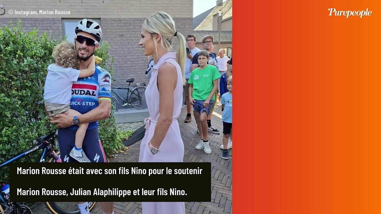 Marion Rousse en "mode touriste" avec l'adorable Nino, son portrait craché à 3 ans