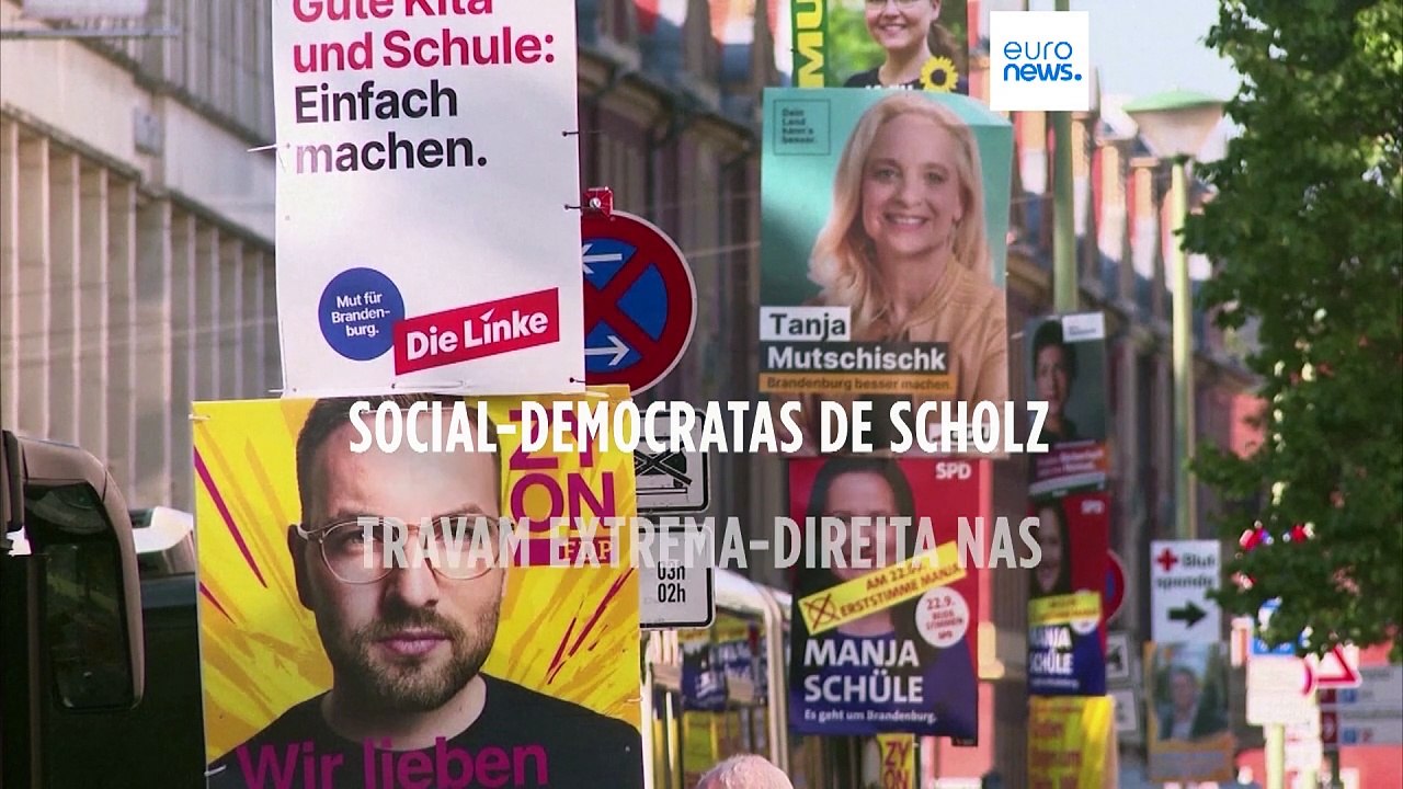Alemanha: SPD de Scholz vence por curta margem a extrema-direita nas eleições de Brandeburgo