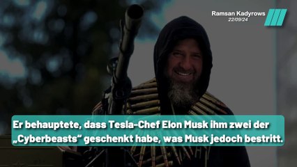 Kadyrow jammert über Musks „unmännliche“ Aktion