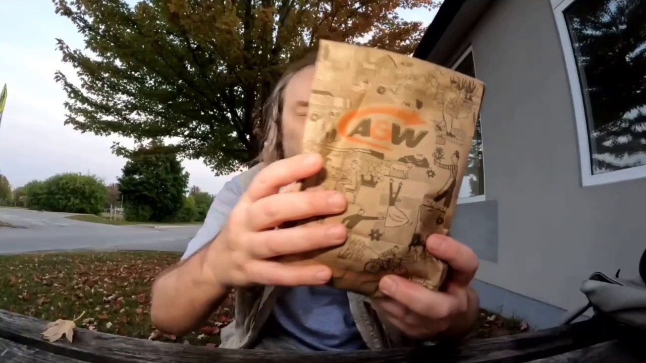 A&W Ruffles crunch teen Burger Limited Time only Review Canada