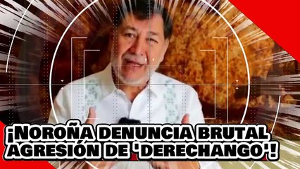¡VE! ¡El presidente Noroña denuncia la agresión que sufrió de parte de un derechango alterado!