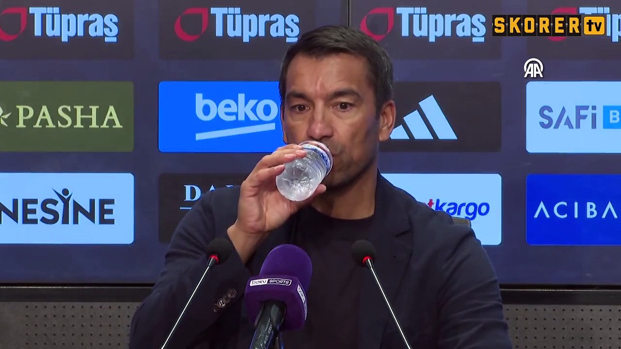 Beşiktaş Teknik Direktörü Giovanni van Bronckhorst'tan maç sonu açıklamaları
