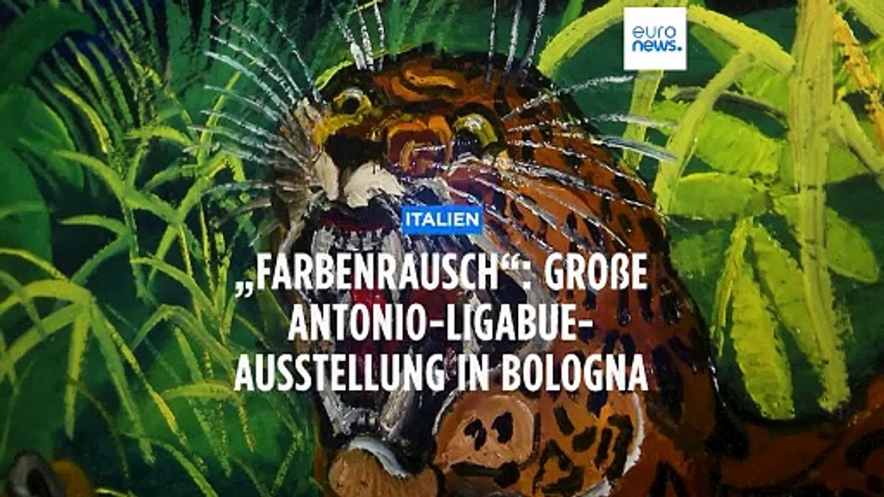 'Farbrausch der Seele': Große Antonio-Ligabue-Ausstellung in Bologna eröffnet
