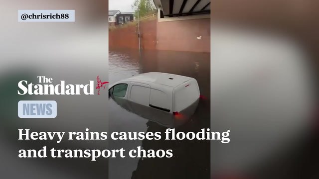 Heavy Rains Cause Flooding And Transport Chaos Across London And Surrounding Areas