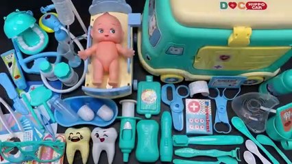 20 Minutes Satisfying with Unboxing Ambulance Doctor Set _ ASMR (no music)