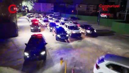 İzmir'de aranan şüphelilere operasyon: 149 gözaltı