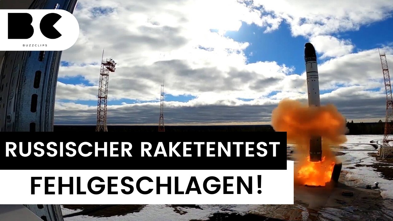RS-28 Sarmat: Putins Wunderwaffe beim Test zerstört