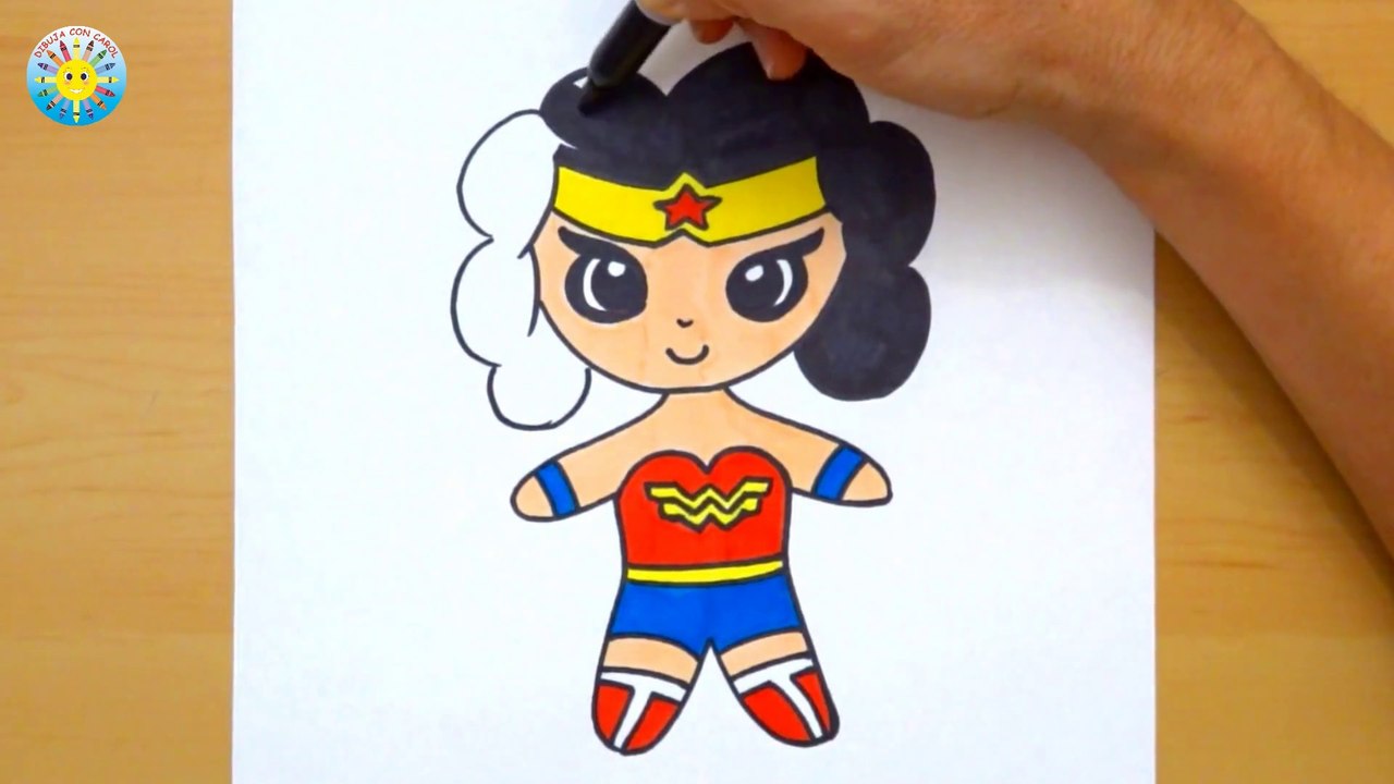 Cómo dibujar a WONDER WOMAN !!!!