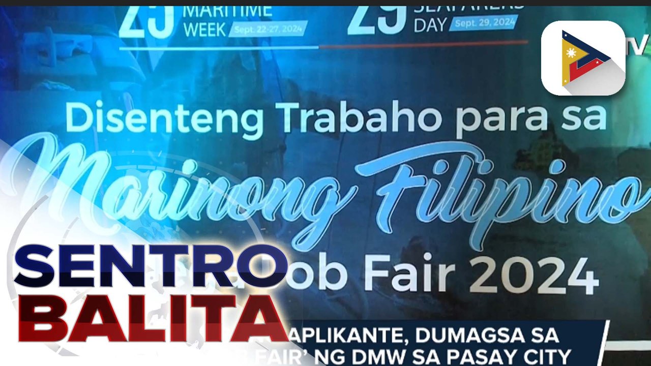 DMW, nagdaos ng mega job fair para sa sea-based OFWs; 3,000 trabaho sa maritime industry, inalok