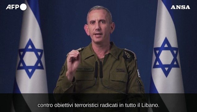 L'esercito israeliano annuncia: Attacchi piu' estesi e precisi in Libano