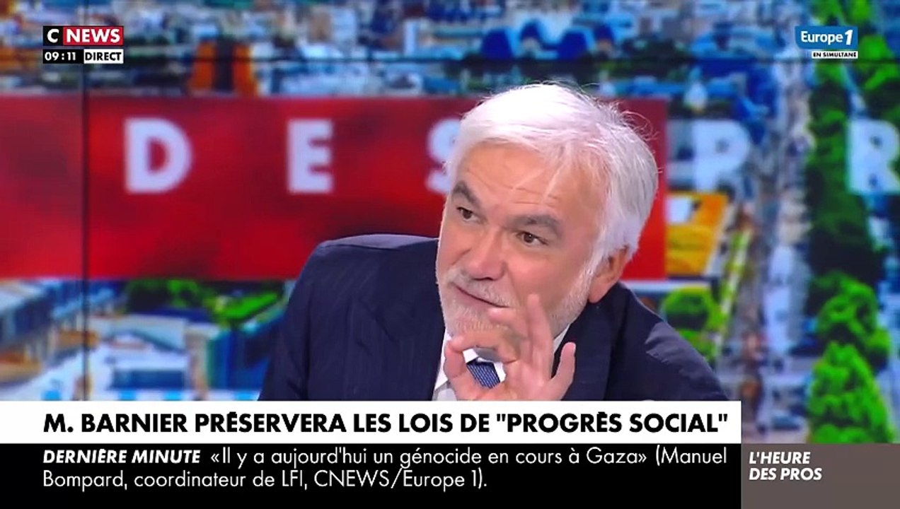 Pascal Praud ironise sur Le Parisien qui donne la parole à 80 personnalités: "Que du politiquement correct ! Des phares de la pensée, comme Flavie Flament, Julien Arnaud ou Thomas Sotto" - Regardez