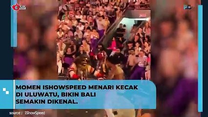Aksi Kocak IShowSpeed di Bali: Ikut Pementasan Tari Kecak, Viral di Media Sosial