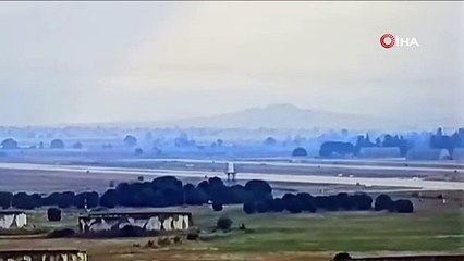İşte Bursa'daki uçak kazasının görüntüsü