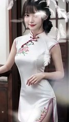 Elegant Woman in Cheongsam Outsmarts, Capture