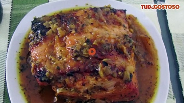 Lombo de porco ao forno