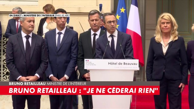 Bruno Retailleau : «Nous devons avoir le courage de la fermeté»