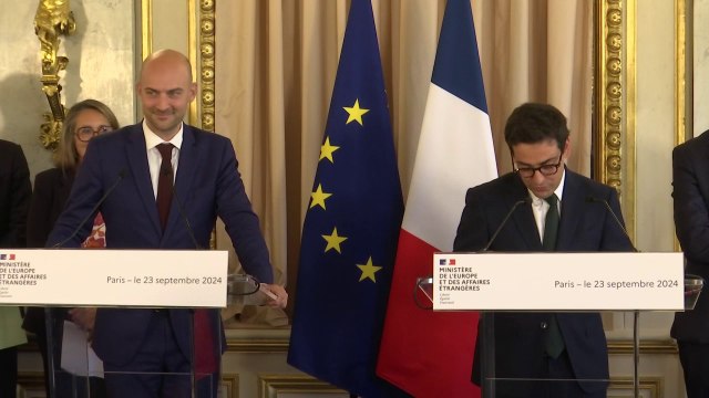 Stéphane Séjourné (ministre sortant des Affaires étrangères) rend hommage aux femmes de ce ministère