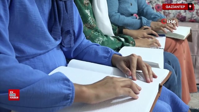 Gaziantep'te görme engelli kardeşlerin Kur'an-ı Kerim aşkı imrendiriyor