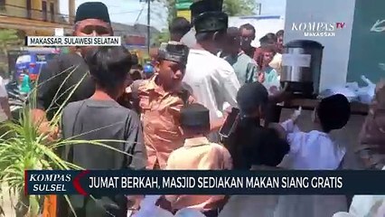 Jumat Berkah, Masjid Sediakan Makan Siang Gratis