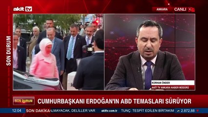Cumhurbaşkanı Erdoğan'ın ABD temasları sürüyor