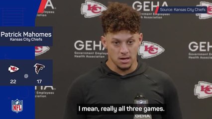 Chiefs now 3-0, but Mahomes 'not playing my best'