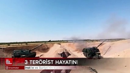 Irak'ın ve Suriye'nin kuzeyinde 3 terörist öldürüldü