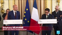 Quai d'Orsay : passation de pouvoir entre Stéphane Séjourné et Jean-Noël Barrot