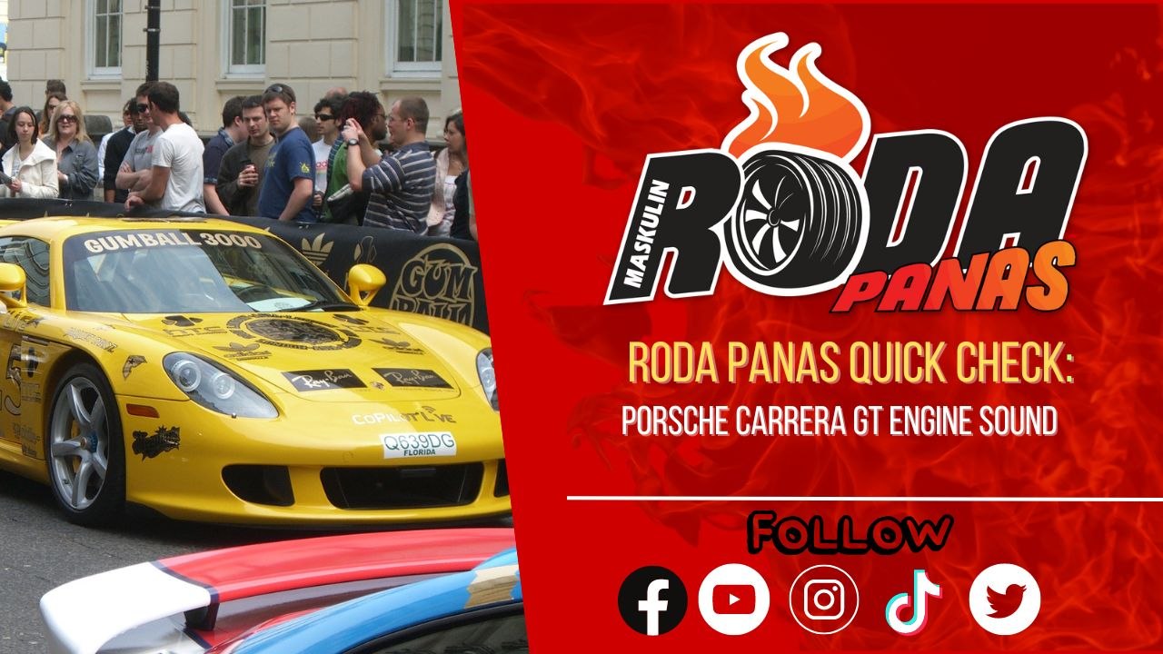 Porsche Carrera GT Engine Sound, Quick Check
