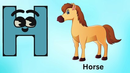 cartoon Phonics Song with TWO Words - A For Apple - ABC Alphabet Songs with Sounds for Children #cute