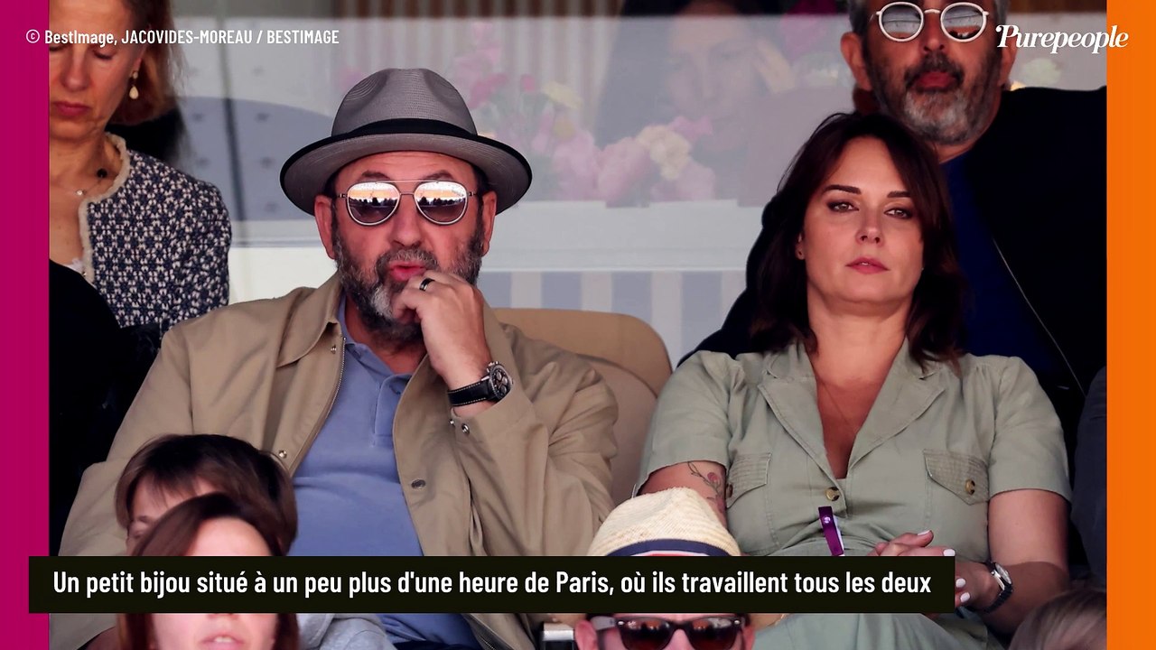 Julia Vignali et Kad Merad propriétaires d'une ferme dans un village de 263 habitants, les travaux sont conséquents