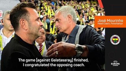 Mourinho claims Galatasaray coach 'disrespected' him after Intercontinental Derby