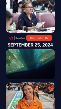 Today's headlines: Sara Duterte, Scarborough shoal, Bianca Bustamante | The wRap | September 25, 2024
