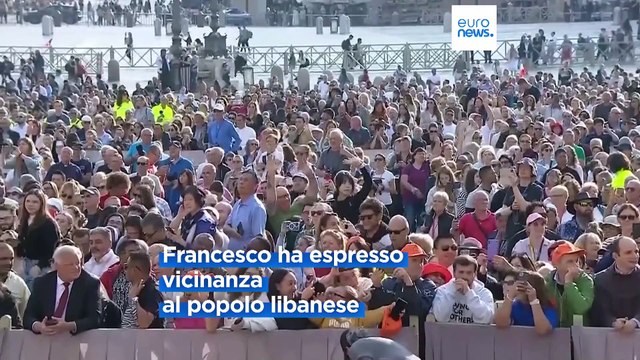 Libano, Papa Francesco: Si faccia ogni sforzo per fermare l'escalation
