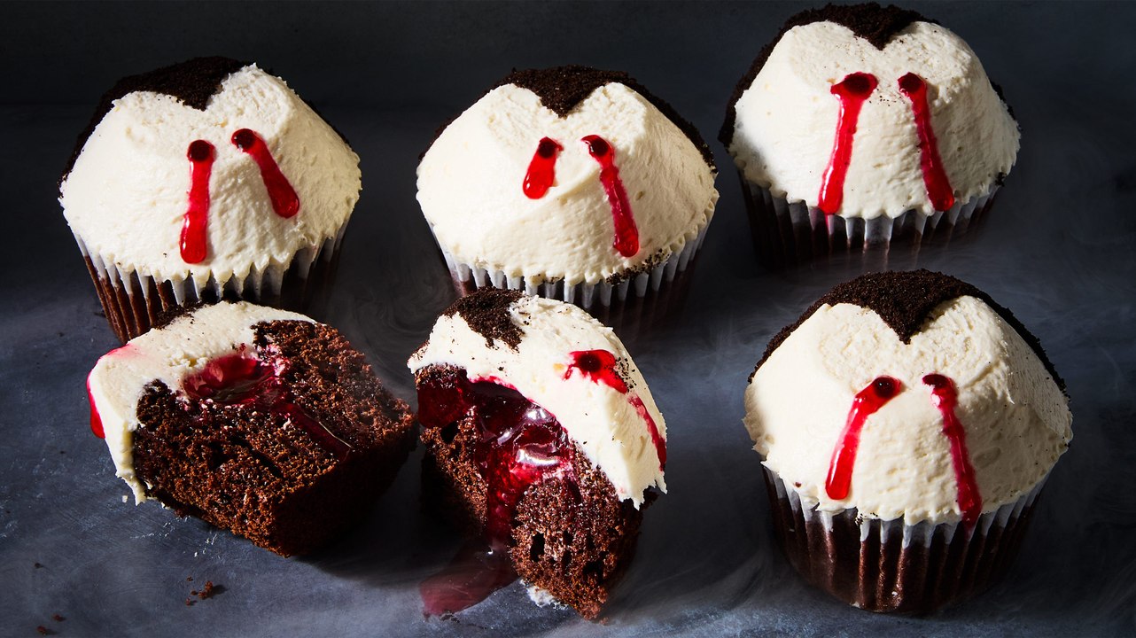 Sink Your Teeth Into Our Vampire Cupcakes