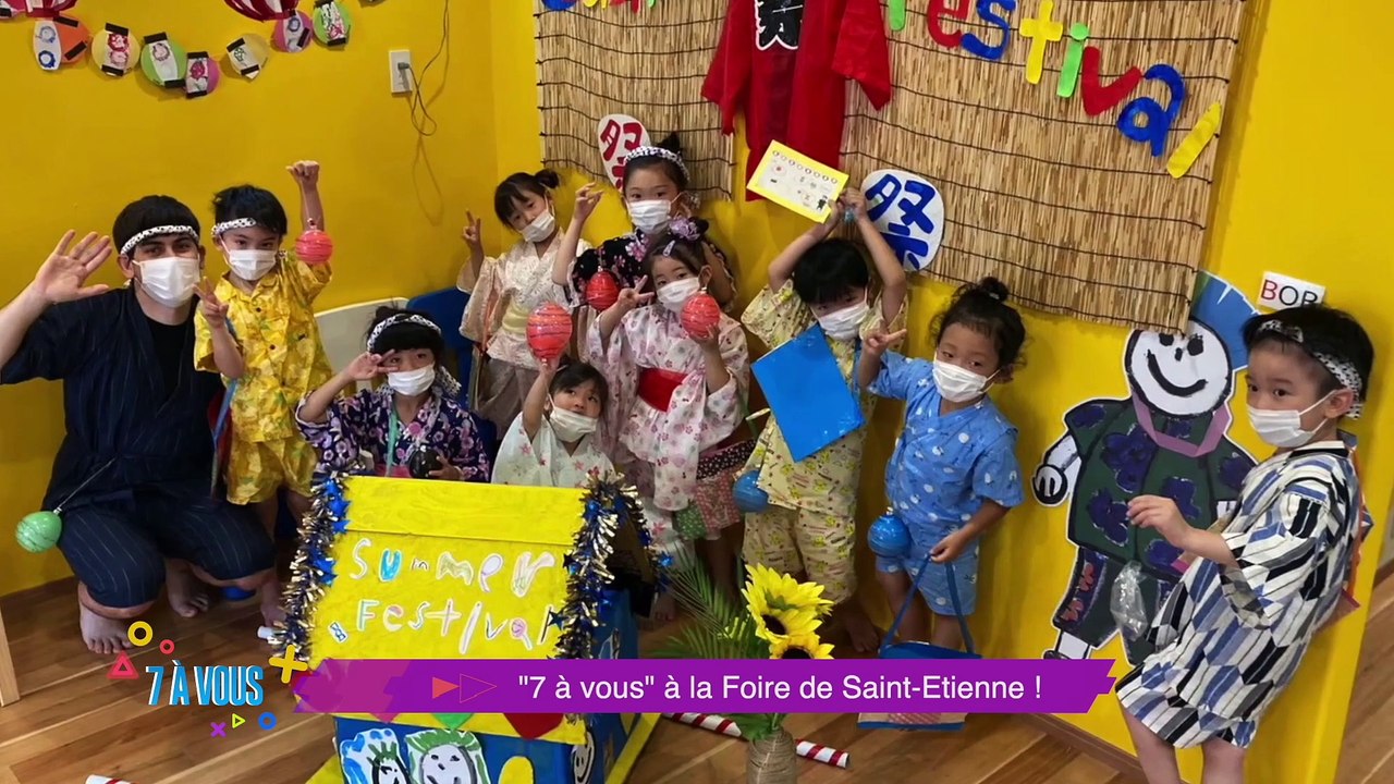 "7 à Vous" est à la Foire de Saint-Etienne qui met à l'honneur le Japon