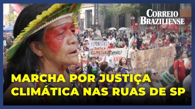 Marcha por Justiça Climática: manifestantes lotam ruas de SP em protesto contra queimadas